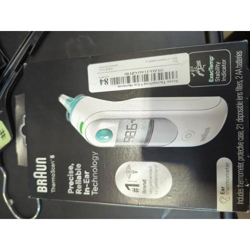 Braun White Ear and Forehead Infrared Thermometer 1 pk
