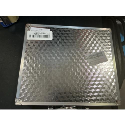 EustomA 2.5X Binocular Loupes Optical Glasses  3W LED Headlight Lamp with Filter   Aluminum Box Silver