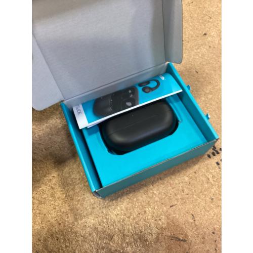 JLab Flex Open Earbuds, Black, Open-Ear Clip Design, 21  Hr Playtime, IPX4, Multipoint, Clear Calls, Fast Pair