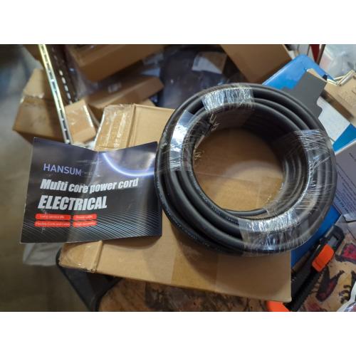 25ft Electrical Wires 14/4 AWG Conductor Automotive Wiring for Mini Split Air Conditioner 14Gauge Speaker Low Voltage Wire 300V led Wire Stranded PVC Cord Oxygen-Free Copper Cable Power(25FT)