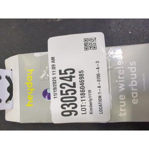 Heyday True Wireless Earbuds W/Rechargeable Case Micro USB Charging Cable - DUSK