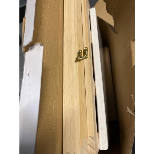 LUCYCAZ Art Easel for Painting, Tabletop Painting Easel Set for Kids, Pine-Wood Portable Easel Stand for Artists with Canvas, Acrylic Paints, Brushes, Palette and Palette Knives