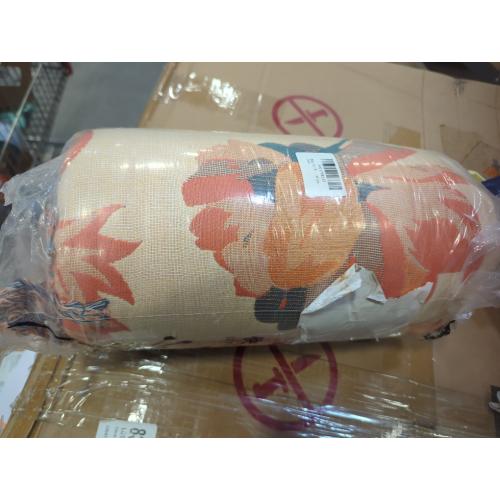 Size 90x98 Color Orange Boho Throw Blanket for Bed 90”x98”, 100% Cotton Woven Blanket for Couch Sofa, Ultra Soft 4-Layer Muslin Quilt with Floral Printed, Farmhouse Bed Blanket/Cover for Living Room Decor