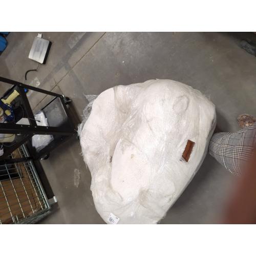 MAXYOYO Bean Bag Chair, Comfy Bean Bag Sofa with Back Support, Faux Fur Bean Bag Chair for Adults and Kids, Stuffed Floor Sofa for Living Room, Bedroom, Apartment, Beige