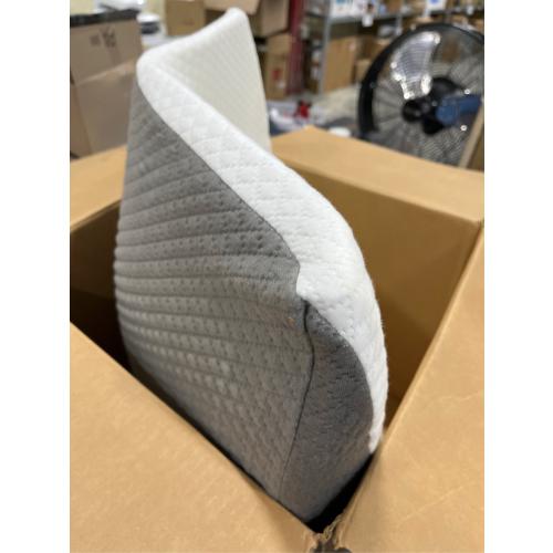 Kölbs Bed Wedge Pillow for Sleep Apnea, Sleeping Comfort, Relaxing, Acid Reflux, Heartburn and Back Pain Relief. Cushion for Sitting Up in Bed. Memory Foam Top, Chic Jacquard Washable Cover.