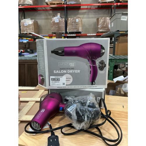 Conair Magenta Soft Touch AC Motor Salon Professional Hair Dryer - 1875 Watts