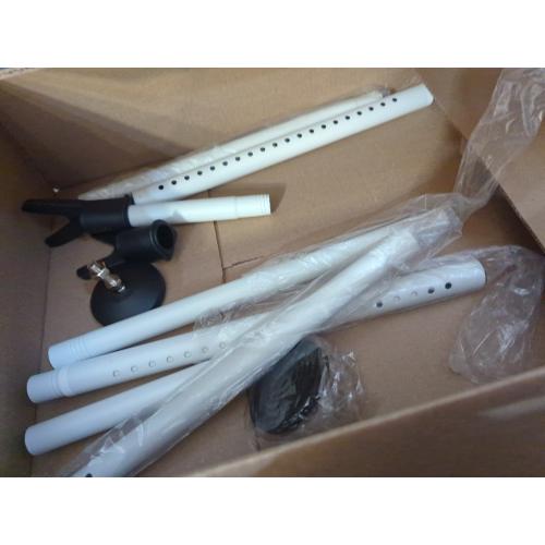 Telescoping Security Door Bar, 20-52 Inch Adjustable Length, 400 LBS Force, Anti-Slip Base