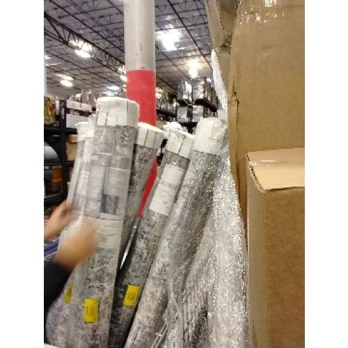 WNTB198A-5 5 X 8 Ft. Winston Modern Power Loomed Rectangle Area Rug, Beige & Gray