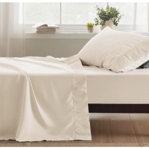 Bedsure Polyester Microfiber Sheet Set Hotel Luxury Sheets, Easy Care Cooling Bed Sheet Set