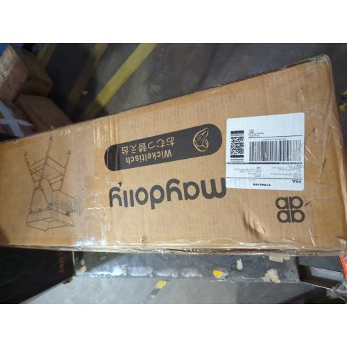 Baby Changing Table with Wheels, Maydolly Portable Adjustable Height Folding Diaper Station with Nursery Organizer & Storage Rack for Newborn Baby and Infant (Dark Grey)