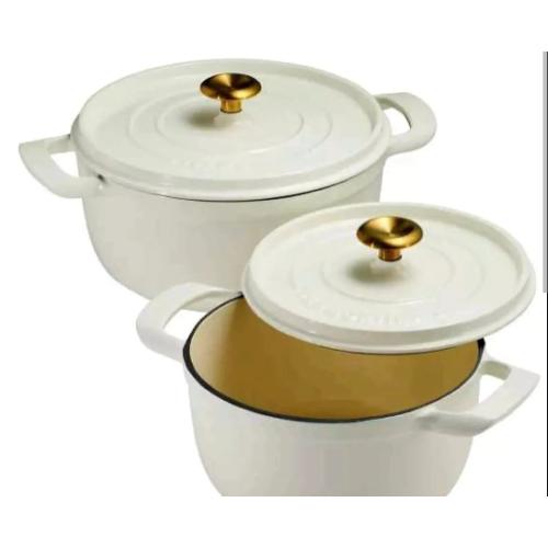TRAMONTINA USA INC Enameled Cast Iron Round Dutch Oven, 2 ...
