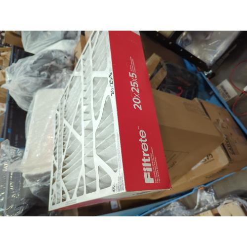 Filtrete 20x25x5 AC Furnace Air Filter, MPR 1000, MERV 11, Fits Lennox Devices, Allergen Defense, Electrostatic Air Cleaning Filter, 2-Pack (actual size 19.63 x 24.75 x 4.31 in)