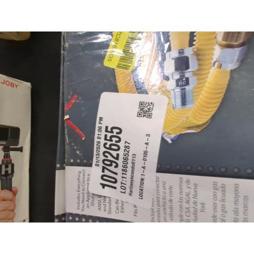 4 ft. 5/8 in. ProCoat Safety PLUS Gas Connector 1/2 MIP x 1/2 MIP