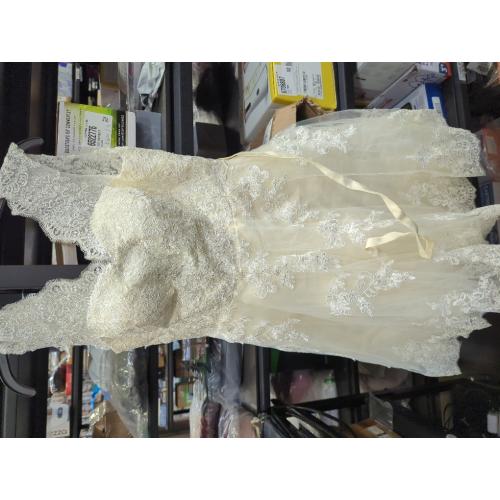 Short Wedding Dresses 93x75 for Bride 2025 Lace Tulle Mini Bridal Dress Beach Boho Wedding Gown