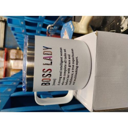 14 Oz Tumbler for Lady Boss, Inspirational Cup for Leader, Manager, Women Coworker – Birthday, Christmas, Boss Day Gift Idea