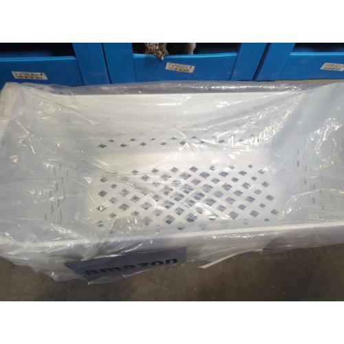HECASA Storage Basket for Frigidaire Chest Freezer Crisper Drawer Accessory ABS Plastic Replacement 5304512718 White Universal