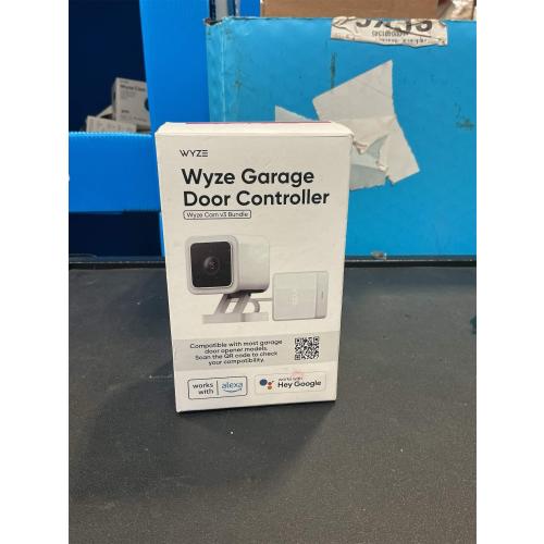 Wyze Smart Garage Door Opener w/built-in HD Video, Remotely Control Garage Door, 1080p HD Video w/Color Night Vision, Two-Way Audio
