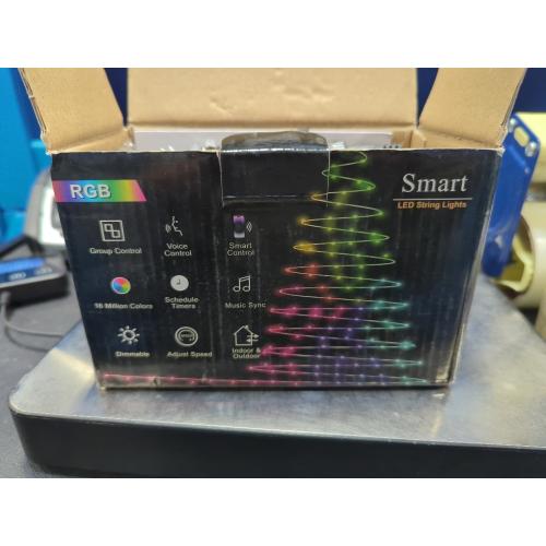 Brizled Color Changing String Lights, 33ft 100 LED Red Mini Lights with Remote, Dimmable RGB Lights String Clear Wire, Indoor USB Twinkle Light for Christmas Halloween Year-Round Decor