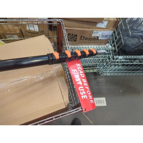 Long Telescopic Extension Pole // Multi-purpose Extendable Pole with Universal Twist-on Metal Tip // Lightweight and Sturdy // Best Telescoping Pole for Painting, Dusting and Window Cleaning