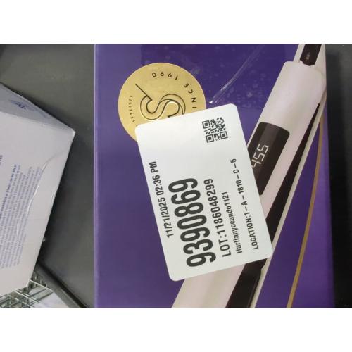 Hot Tools Pro Signature Collection with LED Display Flat Hair Iron - Lavender - 1