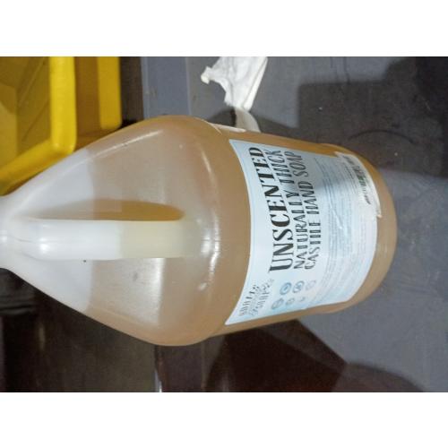 Adams Handmade Soap Thick Organic Castile Liquid Hand Soap 1 Gallon Refill- Unscented