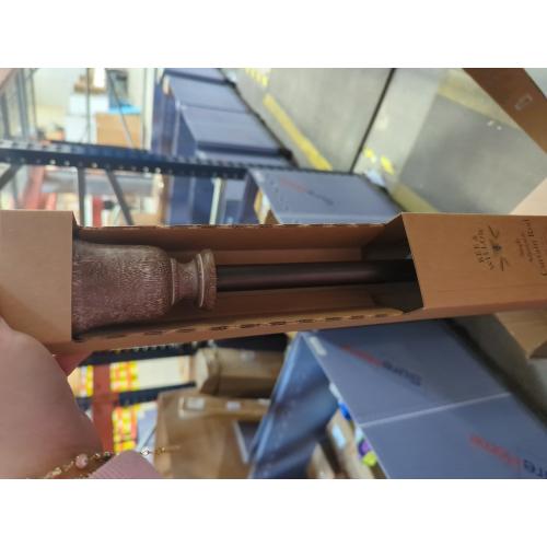 Bee & Willow Selah 48 to 84-Inch Adjustable Curtain Rod Set in Oak