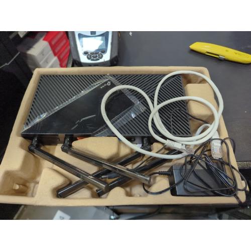 Black TP-Link WiFi 6 Router AX1800 Smart WiFi Router (Archer AX21) - Dual Band Gigabit Router, Works with Alexa - A Certified for Humans Device