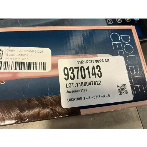 Conair Double Ceramic Gentle Rose Gold 1 Inch Curling Iron