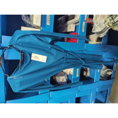 HOTOUCH Women's Fall Winter Casual Dress Crewneck Long Sleeve A-Line Sweater Dress Bodycon Ribbed Knit Dress with Belt