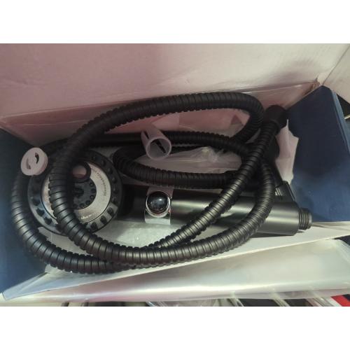 Color Black Filtered Shower Head with Handheld, High Pressure 3 Spray Mode Showerhead with 18 Stage Water Softener Filters for Hard Water - Remove Chlorine-BLACK