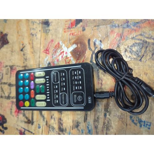 I9 Voice Changer with 8 Sound Effects, Real Time Voice Modulation Kit Adjustable Pitch Control for Gaming Live Streaming PC Mobile PhoneUse