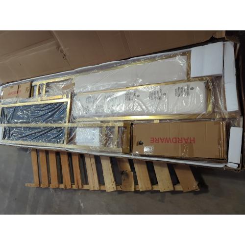 Duncanville Upholstered King Platform Bed, Cream