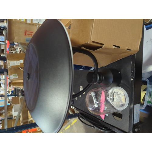 LUTEC Solar Lamp Post Light Outdoor, Dusk to Dawn Exterior Pole Lights Head for Pier and Pole Mount, Waterproof Black Solar Post Fixture for Garden, Patio, Pathway