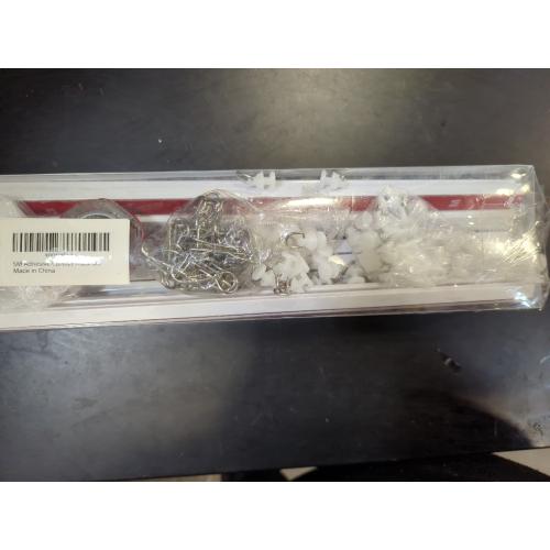 UrbanRed Self Adhesive Ceiling Curtain Track Ceiling Mount, Track for Curtains 16.4FT (5m) for Smooth Wall - No Drill, Screws, Adhesive Curtain Rod (Non-Flexible)