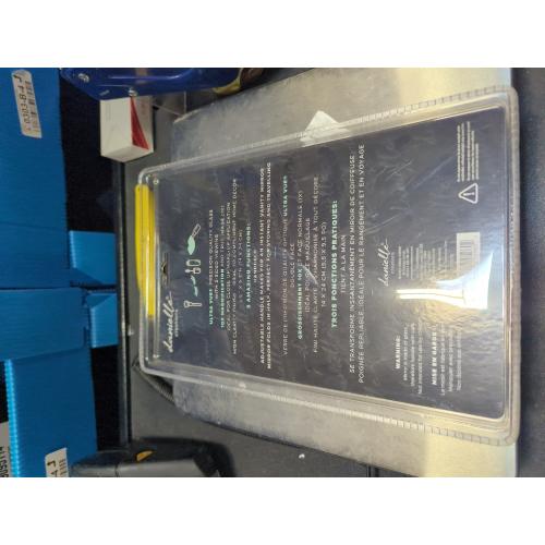 Clear 5.5x9.5 Folding Hand Held 10x Magnification Mirror