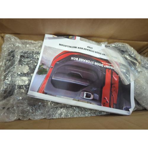 2Pcs Metal Front Door Storage Box for Jeep Wrangler JL JLU 4XE 2018-2024 & Gladiator JT 2020-2024 Interior Storage Expansion Front Door Storage Pockets Side Insert Organizer Accessories