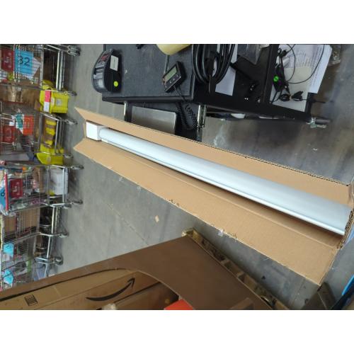 No Drill No Tools 100% Blackout Roller Shade | UV Protection | Easy-Care Fabric | Roller Blind for Windows & Doors | Pull Down Window Shade - Grey (44.5 W x 75 H)