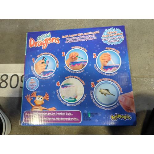 Animagic Aqua Dragons Light-Up Deep Sea Habitat | Build an Aquatic Ecosystem, Watch Prehistoric Pets Hatch & Grow Science Kit | Ages 6  (Packaging may vary)