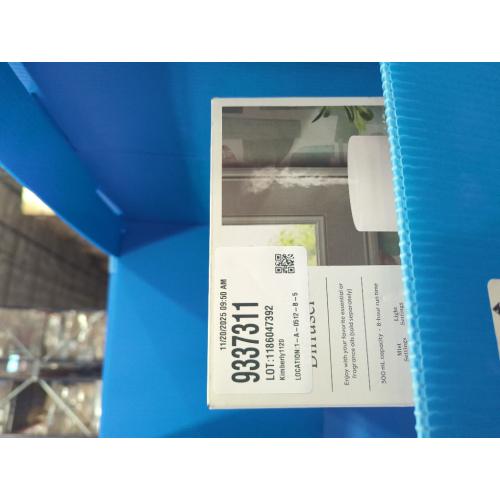 300ml Mid-Century Large White and Black Footed Base Diffuser - Threshold™: Ultrasonic, 8hr Run Time, Auto Shut-Off