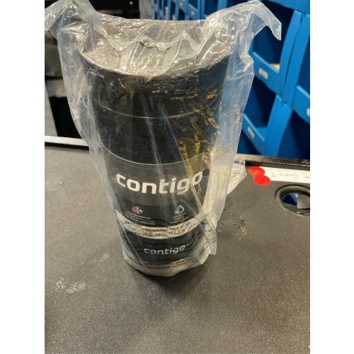 Contigo Byron Vacuum-Insulated Stainless Steel Travel Mug with Leak-Proof Lid Reusable Coffee Mug or Water Bottle BPA-Free 16oz Licorice Keeps Beverages Hot for 6 Hours or Cold for 12 Hours