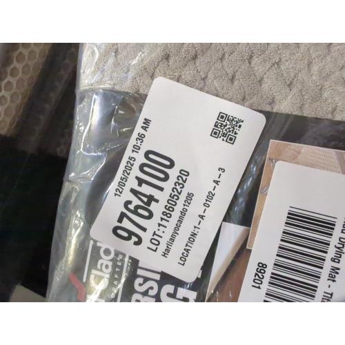 All-Clad Premium Reversible Dish Drying Mat for Kitchen: 16 x 28 Ultra-Absorbent, Long-Lasting, No Condensation, and Oversized for Large Pots and Pans - 3 Pack, Titanium