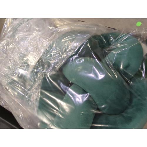 Knot Plush Throw Pillow Kids Handmade Knotted Star Pillow Soft Sofa Lumbar Cushion Stuffed Cushion Home Office Children Room Decor, Emerald Green