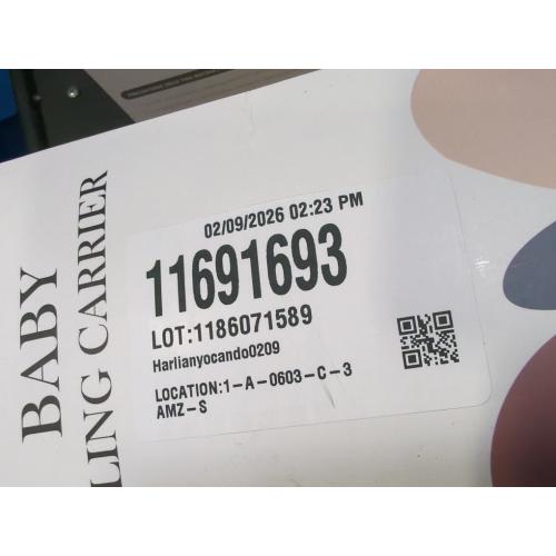 Baby Sling Carrier, Adjustable Baby Carrier Newborn to Toddler Carrier for 7-30lbs, Toddler Sling Carriers, Toddlers Hip Carriers, Black