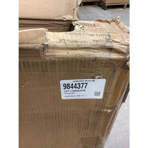 New World Single Door Folding Metal 42-Inch Dog Crate, Includes Leak-Proof Pan, Floor Protecting Feet, & New Patented Features, for Large-Sized Breeds