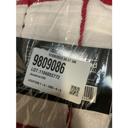 3 packs All-Clad Checked Kitchen Towel: Highly Absorbent, Super Soft Long Lasting - 100% Cotton, 17x30 Tea Towel for Cleaning & Drying Dishes, Pans, Glassware, or Countertops, (1-Pack), Chili