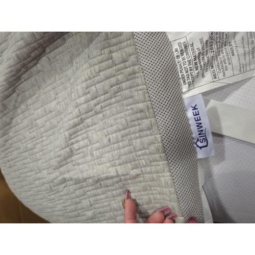 SINWEEK 2 Inch Mattress Topper Twin Size, Soft Memory Foam for Back Pain Relief, Breathable Bed Topper with Grey Cover, CertiPUR-US Certified