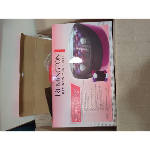 Remington Ionic Conditioning Hair Setter, 20 Velvet Hair Rollers, 6 Large (1¼”), 10 Medium (1), 4 Small (¾”), Blowout Style Hair Curlers