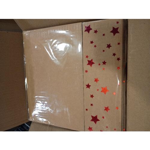24 Pack Brown Cookie Boxes, 9x6x3Inch Red Star Baking Boxes for Gift Giving,Kraft Boxes with Window,Holiday Treat Boxes for Pastry,Cookie Tin Containers Box for Baked Goods Packaging