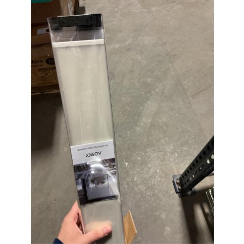 AOSKY Blackout Roller Shades Cordless Blinds for Windows, Free-Stop Shades with Valance, Thermal Insulated Fabric, UV Protection, Natural Woven Blinds for Home and Office (35.5 W x 72 H, Ivory)