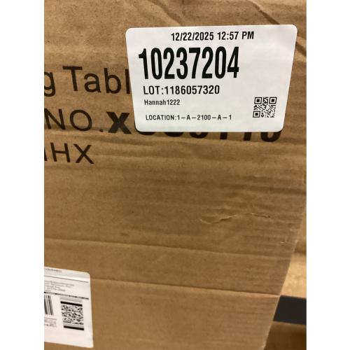 TV Tray Round Table, Small Foldable Table, Portable Dinner Table for Eating, Snack Side Trays Table Set of 2, No Assembly Required (Ocean Blue Marble, 2Pcs)